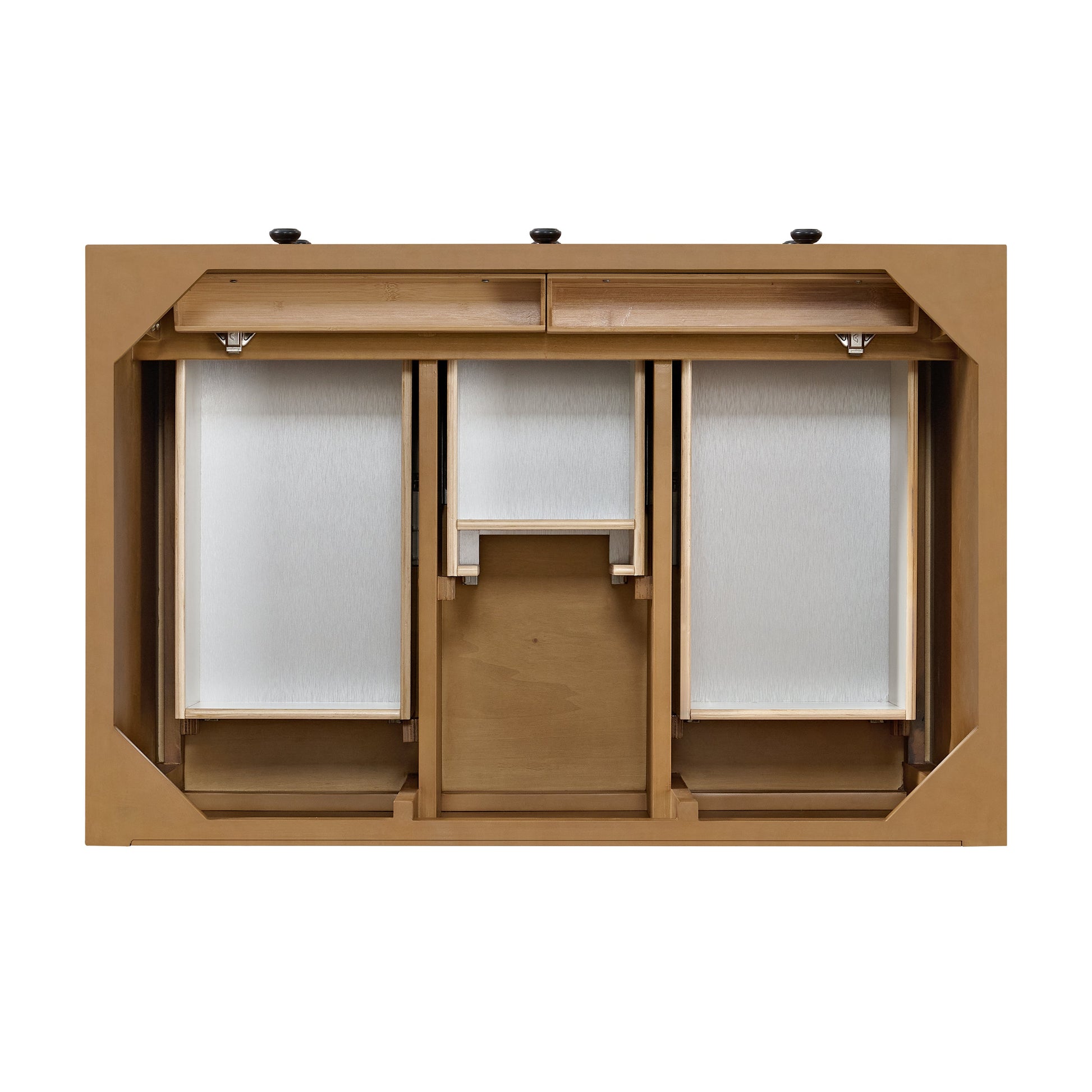 Light Natural Oak / White Zeus - 3 Faucet Holes