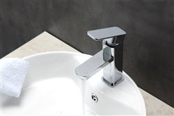 Aqua Soho Single Hole Mount Bathroom Vanity Faucet