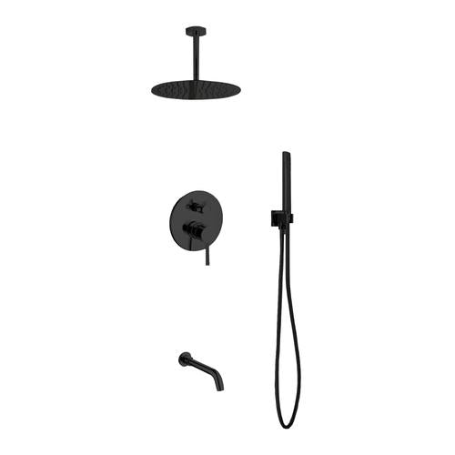 12 inches / Matte Black