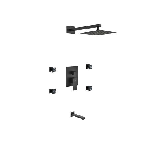 12 inches / Matte Black