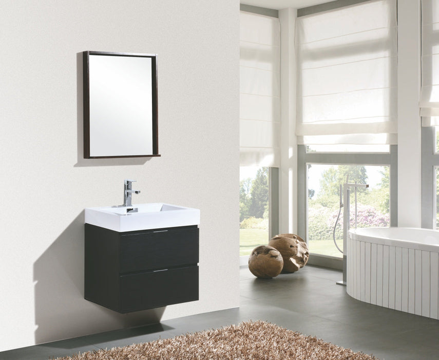 Bliss 24" Wall Mount Modern Bathroom Vanity