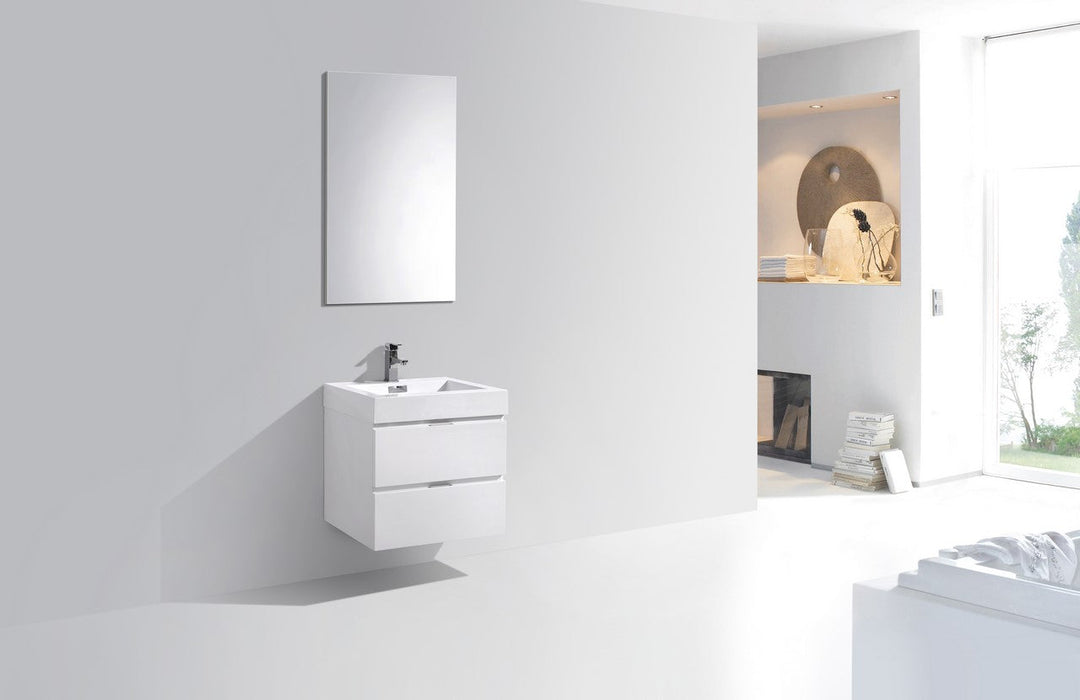 Bliss 24" Wall Mount Modern Bathroom Vanity