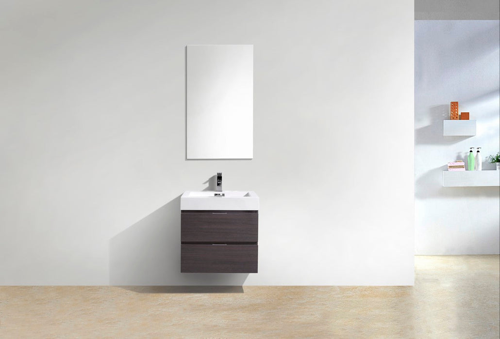 Bliss 24" Wall Mount Modern Bathroom Vanity