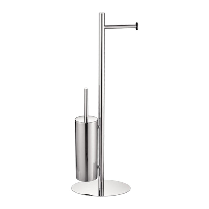 Diana 29" Tall Freestanding Toilet Paper Holder with Toilet Brush