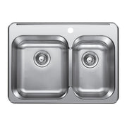 Ekati 28" x 21" 1 and a Half Top-Mount Kitchen Sink