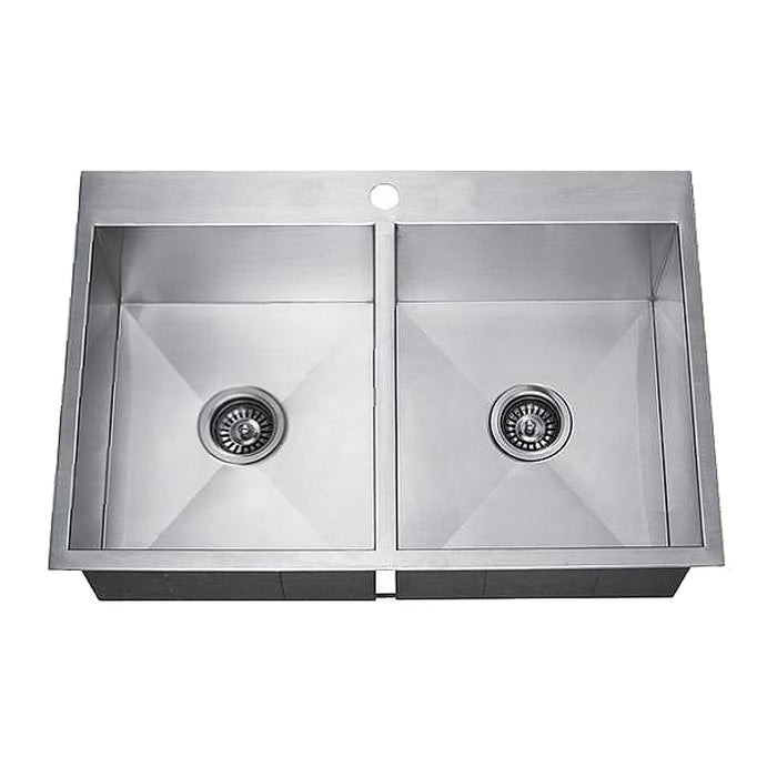 Eldorado 33" x 22" Top-Mount Double Kitchen Sink