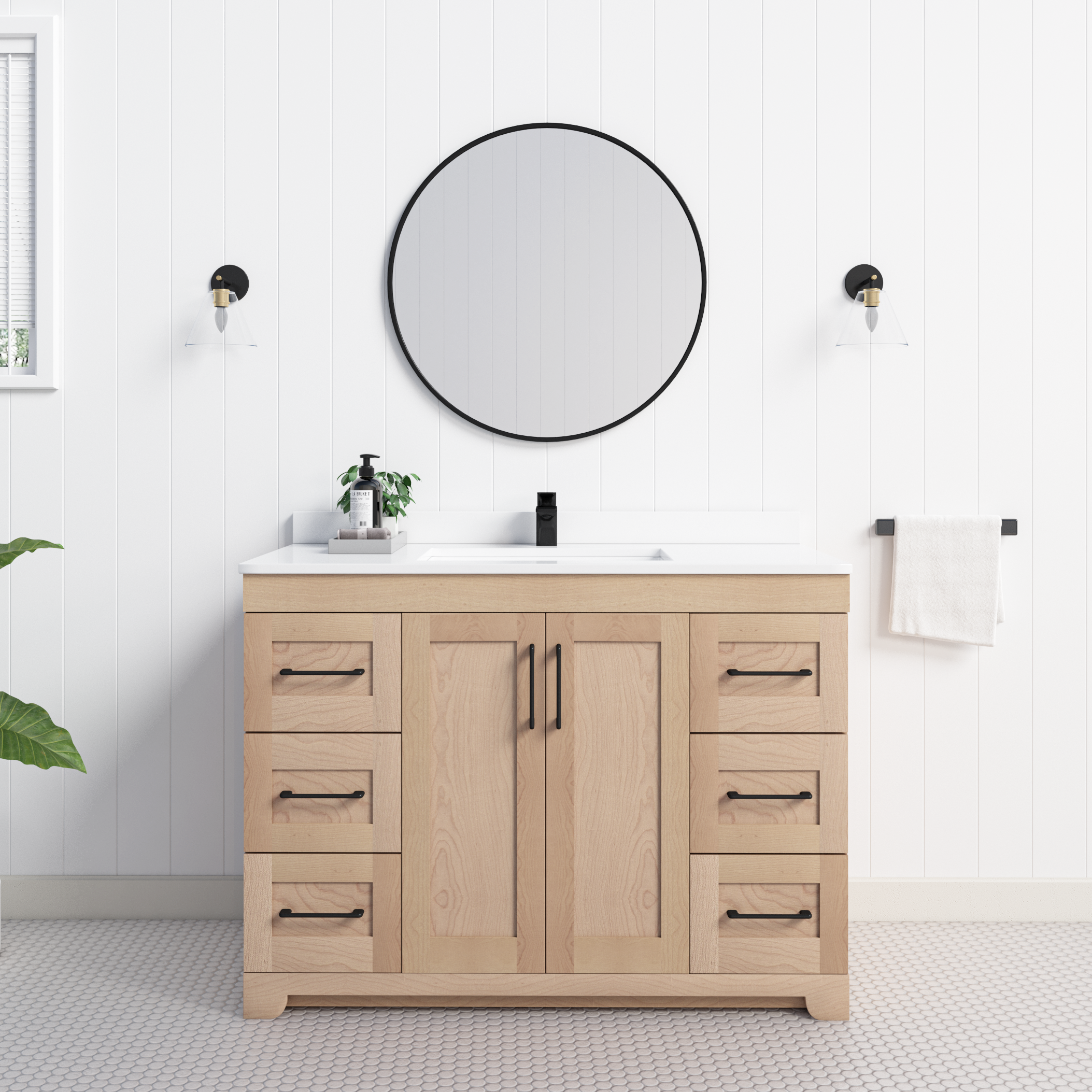 42 inch wood vanity deals