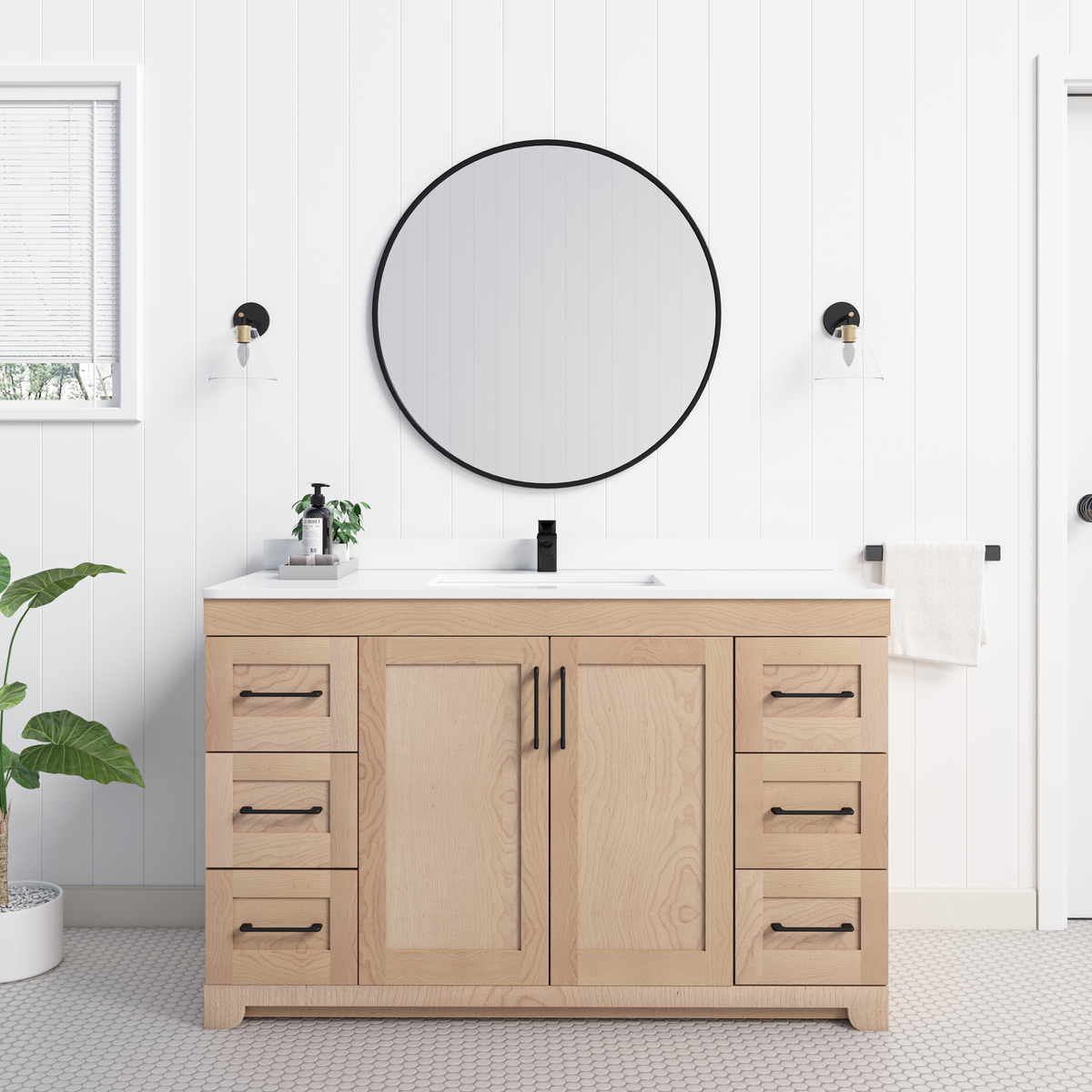 Chester 54 Inch Bathroom Vanity Canada Single Sink Vanity