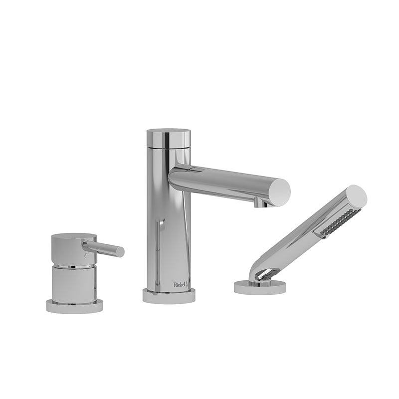 Riobel GS 3-Piece Deck-Mount Tub Filler with Hand Shower