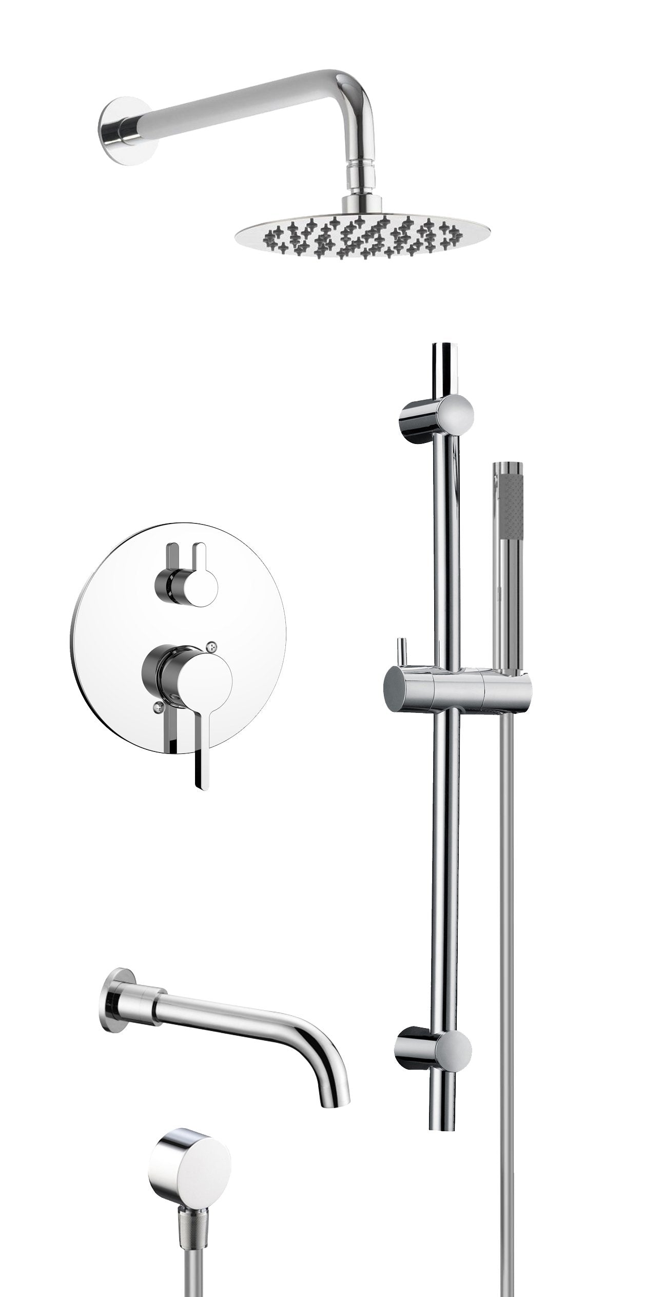 Vado Round Shower Kit