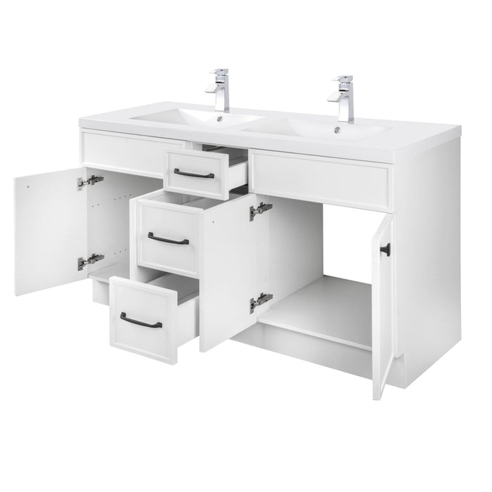 Manhattan 60" Double Sink Freestanding Vanity