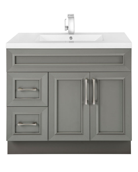 Classic 36" Bathroom Vanity - Left Drawers