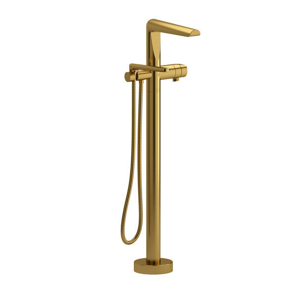 Riobel Parabola Floor-Mount Tub Filler with Hand Shower